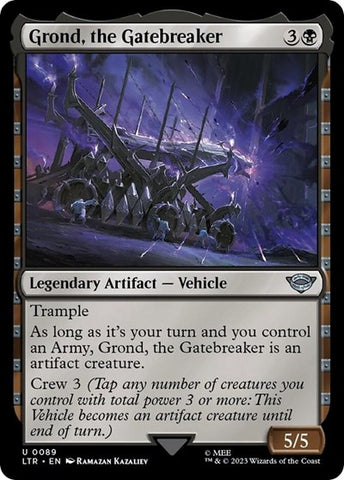Grond, the Gatebreaker (Universes Beyond: The Lord of the Rings: Tales of Middle-earth) Near Mint Foil