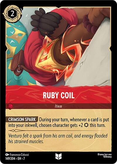 Ruby Coil (Archazia's Island) Near Mint