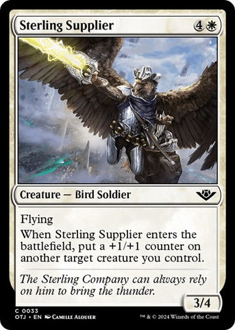 Sterling Supplier (Outlaws of Thunder Junction) Near Mint Foil