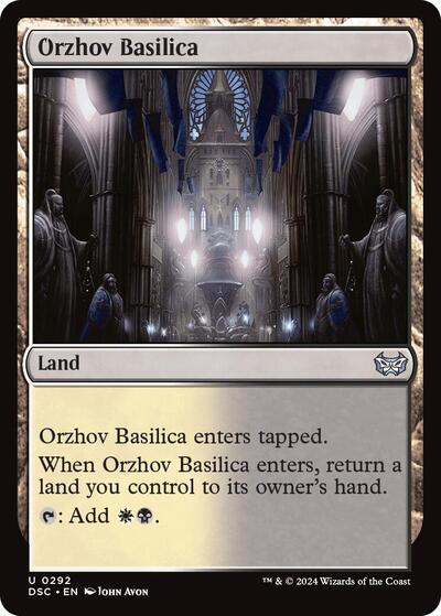 Orzhov Basilica (Commander: Duskmourn: House of Horror) Near Mint