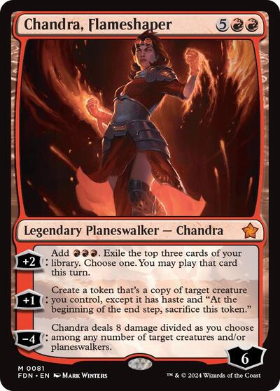 Chandra, Flameshaper (Foundations) Near Mint