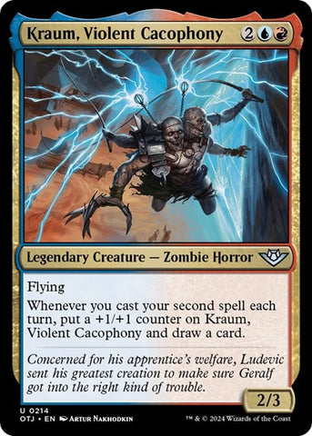 Kraum, Violent Cacophony (Outlaws of Thunder Junction) Near Mint