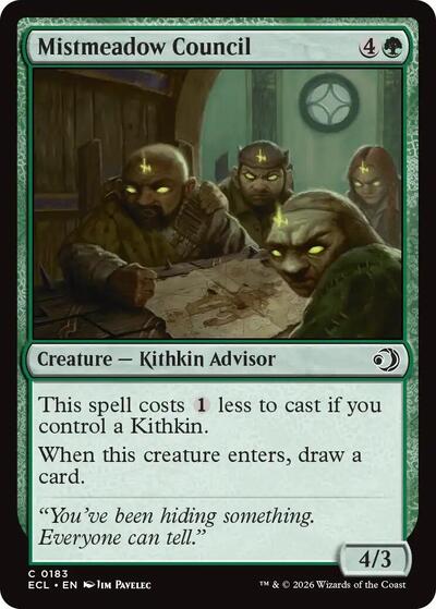 Mistmeadow Council (Lorwyn Eclipsed) Near Mint Foil