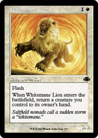Whitemane Lion (Retro Frame) (Dominaria Remastered) Near Mint