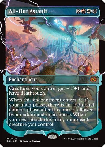 All-Out Assault (Showcase) (Tarkir: Dragonstorm) Near Mint Foil Japanese