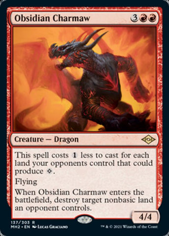 Obsidian Charmaw (Modern Horizons 2) Near Mint
