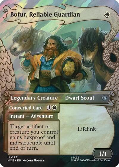 Bofur, Reliable Guardian (Showcase) (Surge Foil) (The Hobbit) Near Mint Foil