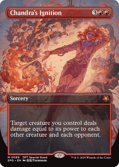 Chandra's Ignition (Borderless) (Special Guests) Near Mint