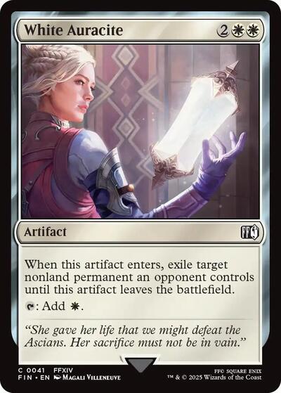 White Auracite (Universes Beyond: FINAL FANTASY) Near Mint