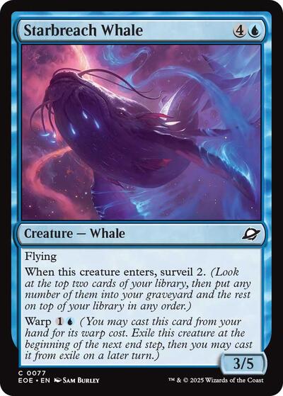 Starbreach Whale (Edge of Eternities) Near Mint Foil