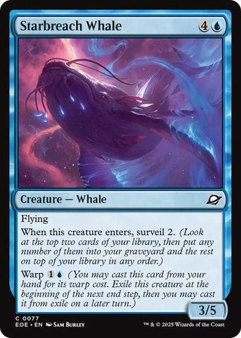Starbreach Whale (Edge of Eternities) Near Mint Foil