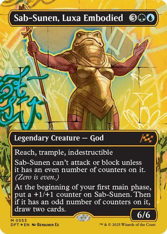 Sab-Sunen, Luxa Embodied (Borderless) (First-Place Foil) (Aetherdrift) Near Mint Foil