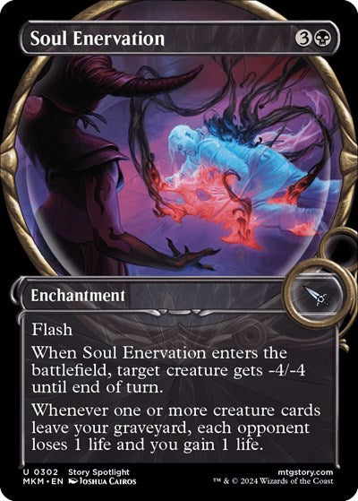 Soul Enervation (Showcase) (Murders at Karlov Manor) Near Mint Foil