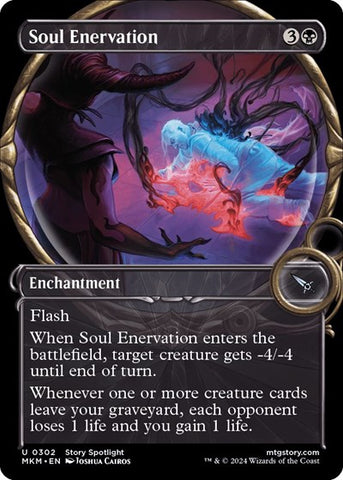 Soul Enervation (Showcase) (Murders at Karlov Manor) Near Mint Foil