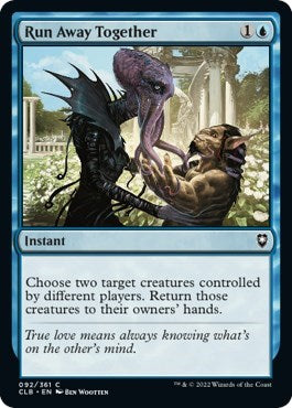 Run Away Together (Commander Legends: Battle for Baldur's Gate) Near Mint Foil