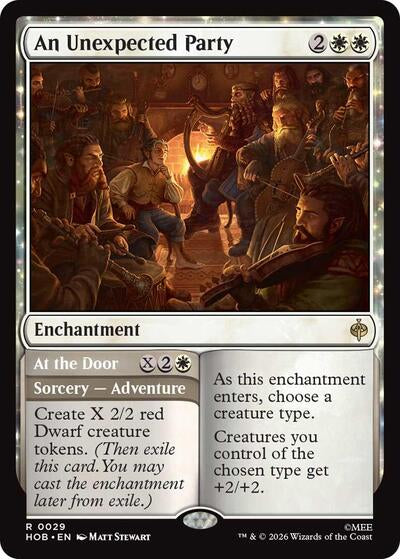 An Unexpected Party (The Hobbit) Near Mint Foil