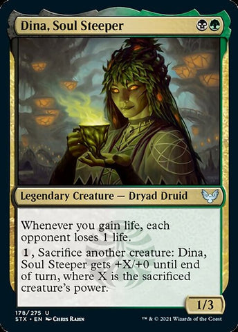 Dina, Soul Steeper (Strixhaven) Medium Play Foil