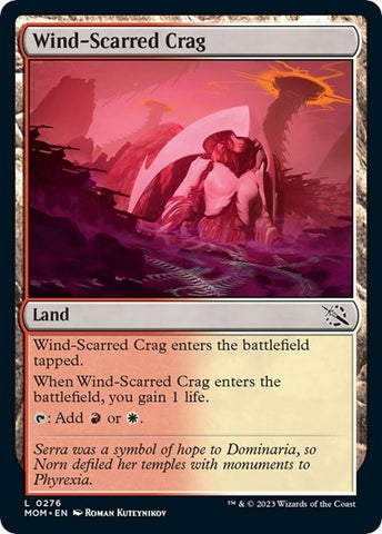 Wind-Scarred Crag (March of the Machine) Near Mint