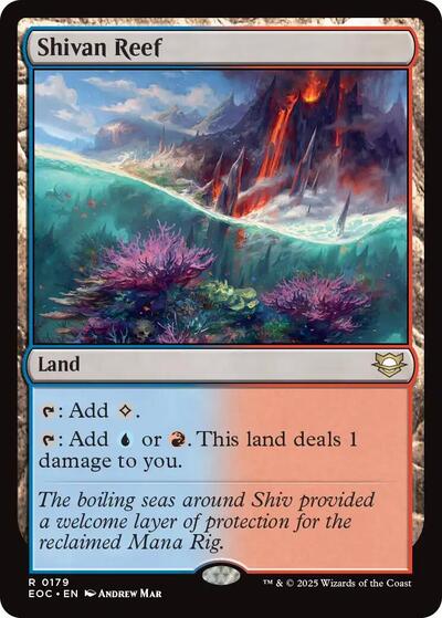 Shivan Reef (Commander: Edge of Eternities) Near Mint