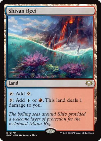 Shivan Reef (Commander: Edge of Eternities) Near Mint