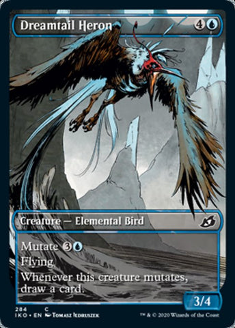 Dreamtail Heron (Showcase) (Ikoria: Lair of Behemoths) Near Mint
