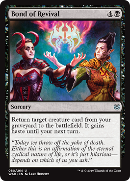 Bond of Revival (War of the Spark) Near Mint