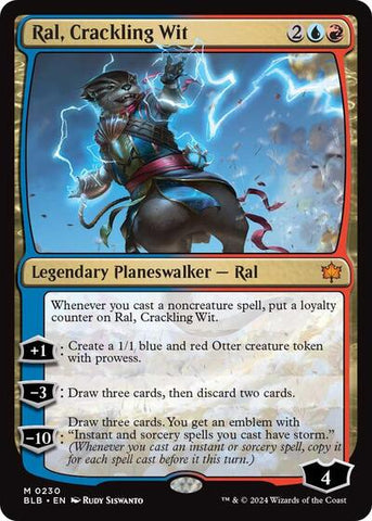 Ral, Crackling Wit (Bloomburrow) Near Mint