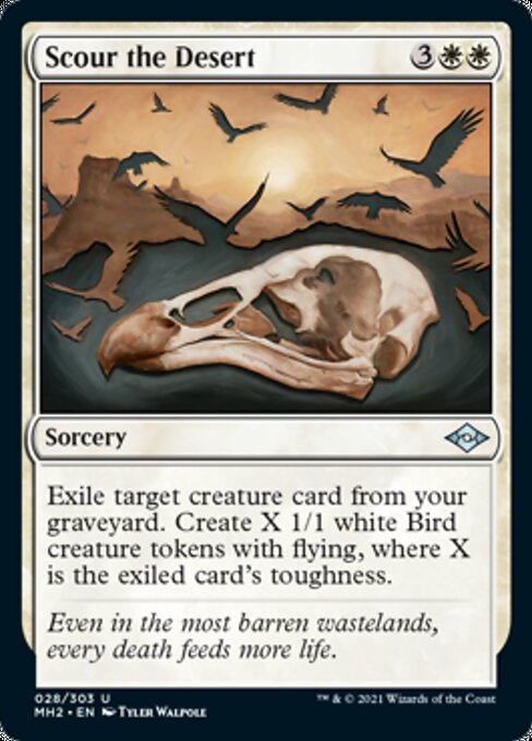Scour the Desert (Modern Horizons 2) Near Mint Foil