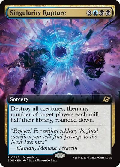 Singularity Rupture (Extended Art) (Promos: Buy-A-Box) Near Mint Foil