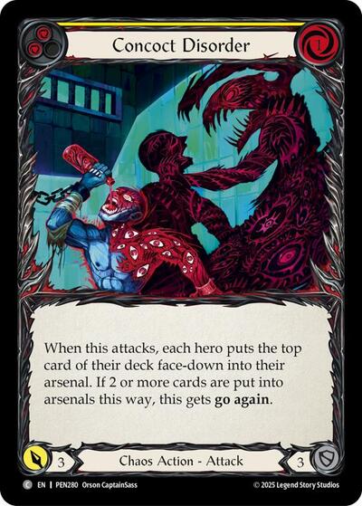 Concoct Disorder (Yellow) (Compendium of Rathe) Near Mint Foil