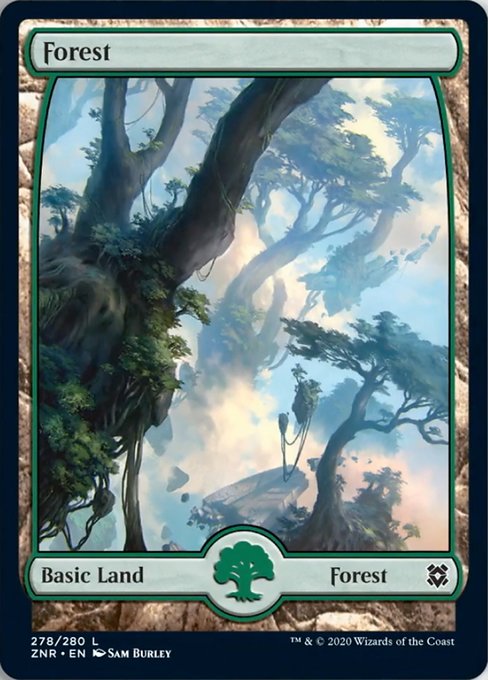 Forest (278) (Zendikar Rising) Near Mint