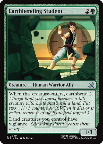 Earthbending Student (Avatar: The Last Airbender: Eternal-Legal) Near Mint Foil