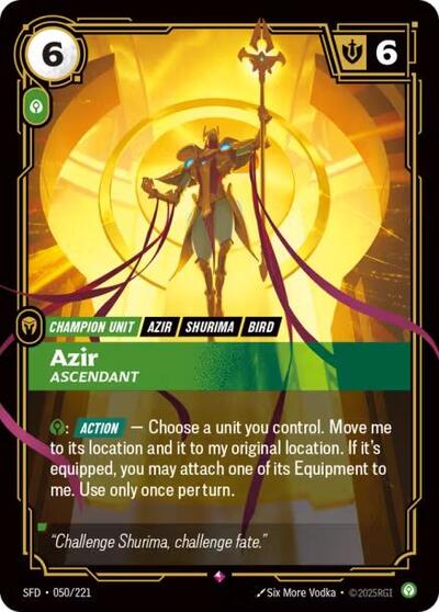 Azir Ascendant (Spiritforged) Near Mint Foil