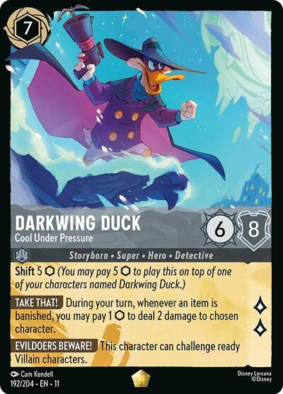 Darkwing Duck - Cool Under Pressure (Winterspell) Near Mint Cold Foil