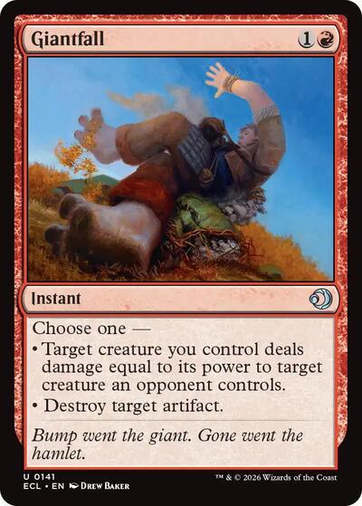 Giantfall (Lorwyn Eclipsed) Near Mint Foil