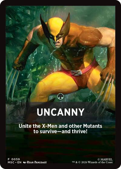 Uncanny Theme Card (Commander: Marvel Super Heroes) Near Mint