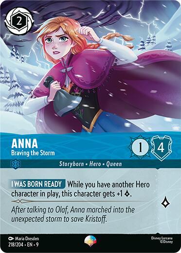 Anna - Braving the Storm (Epic) (Fabled) Near Mint Holofoil