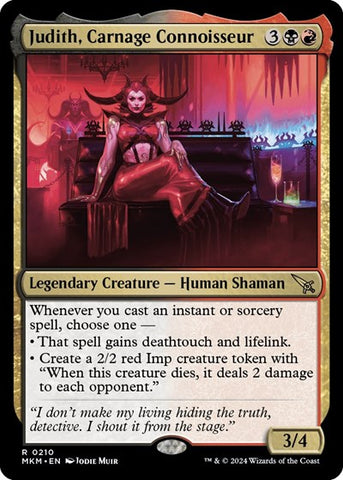 Judith, Carnage Connoisseur (Murders at Karlov Manor) Near Mint