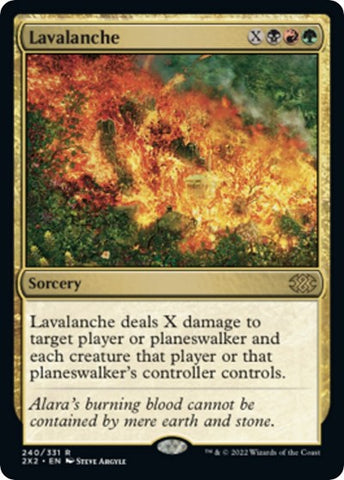 Lavalanche (Double Masters 2022) Near Mint