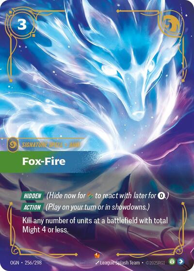 Fox-Fire (Origins) Near Mint Foil