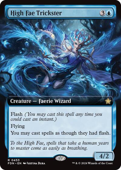 High Fae Trickster (Extended Art) (Foundations) Near Mint