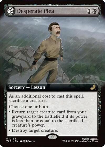 Desperate Plea (Extended Art) (Avatar: The Last Airbender: Eternal-Legal) Near Mint Foil