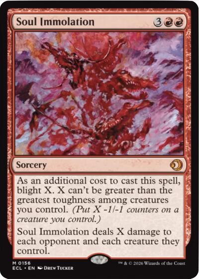 Soul Immolation (Lorwyn Eclipsed) Near Mint