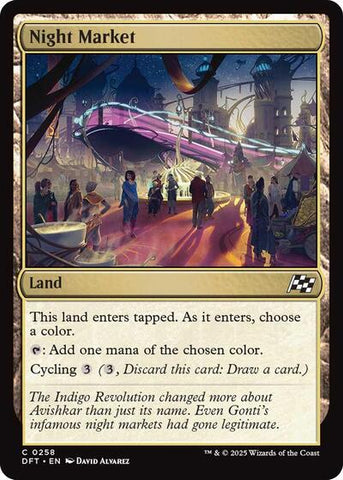 Night Market (Aetherdrift) Near Mint Foil