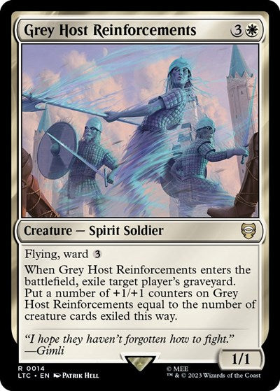 Grey Host Reinforcements (Commander: The Lord of the Rings: Tales of Middle-earth) Near Mint
