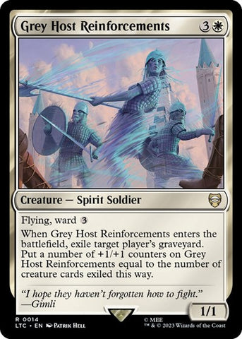 Grey Host Reinforcements (Commander: The Lord of the Rings: Tales of Middle-earth) Near Mint
