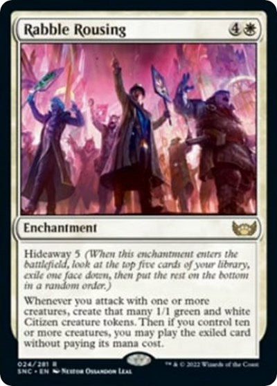 Rabble Rousing (Streets of New Capenna) Light Play Foil