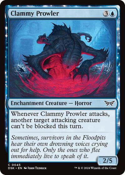 Clammy Prowler (Duskmourn: House of Horror) Near Mint Foil