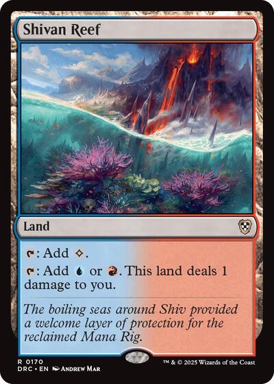 Shivan Reef (Commander: Aetherdrift) Near Mint