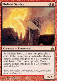 Molten Sentry (Ravnica) Near Mint